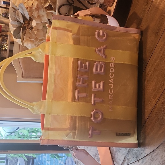 Marc Jacobs Yellow and Pink Tote Bag - Picture 10 of 11